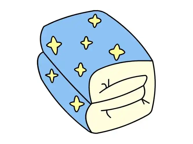 被子怎么画 被子怎么画最简单方法 床上的被子怎么画 叠起来的被子