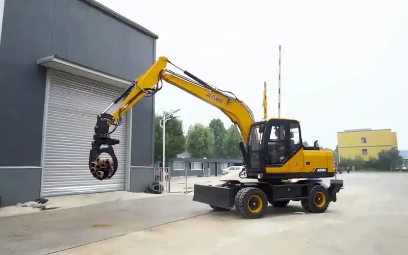 挖机旋转抓木器 木料抓木机 建筑垃圾抓木器