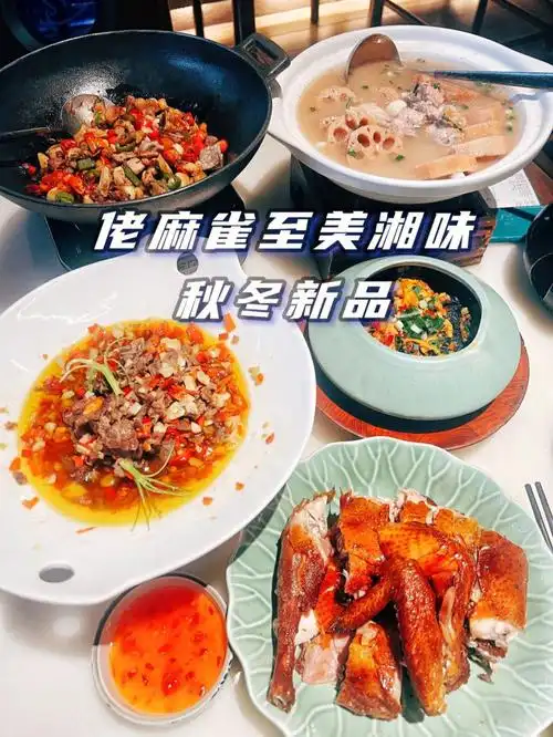 美食佬麻雀至美湘味秋冬新品