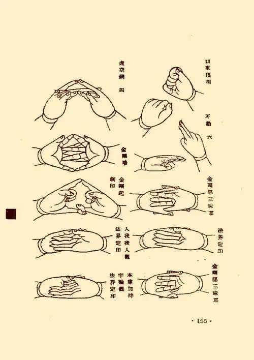 佛教手印(不小心结了佛教手印)