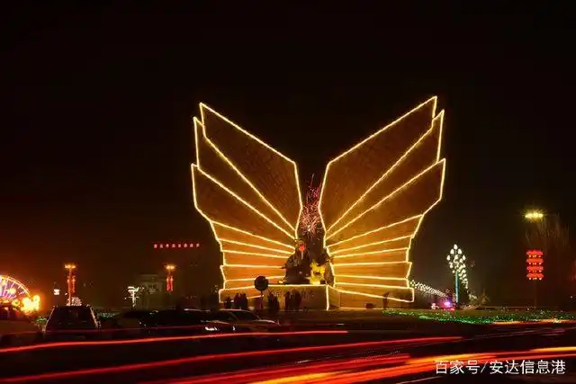 大美安达之元宵节夜景