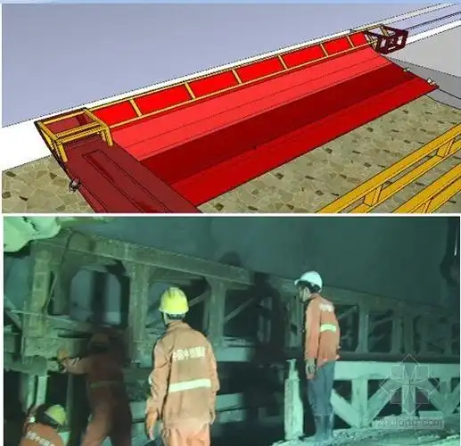 整体式仰拱弧形模板