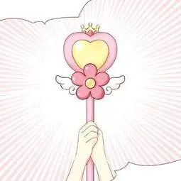 仙女棒卡通简笔画