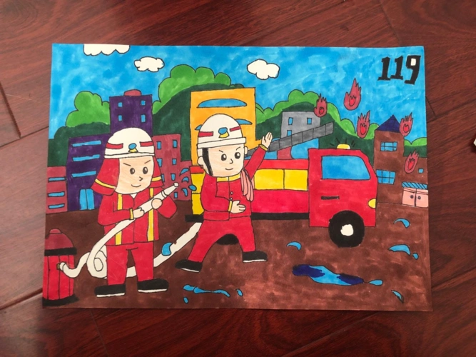 玉溪第三小学第四届"安全小卫士"绘画比赛