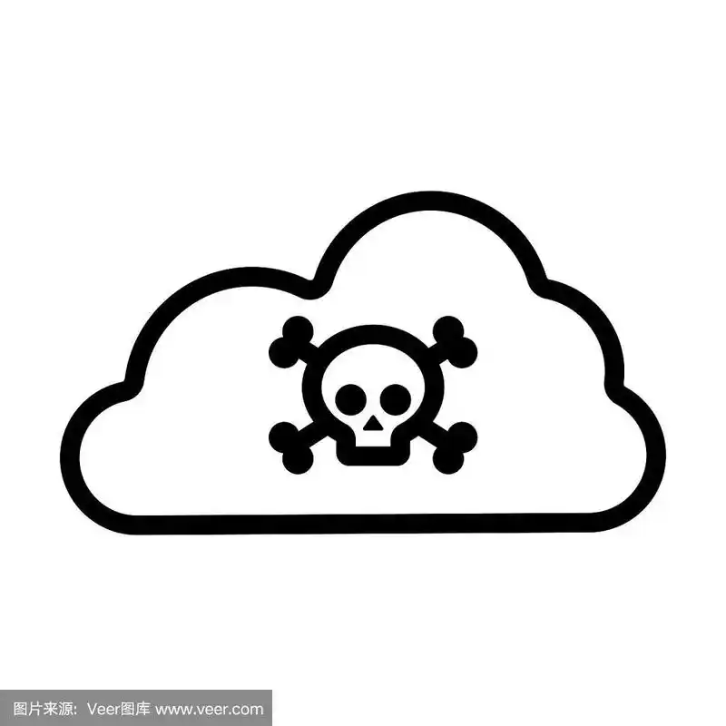 有毒物质图标向量.孤立轮廓符号插图