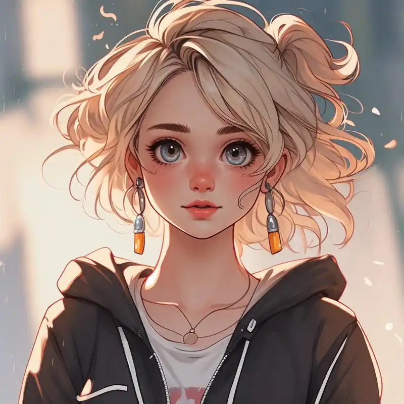 抖音最火卡通女孩头像97谁不爱!