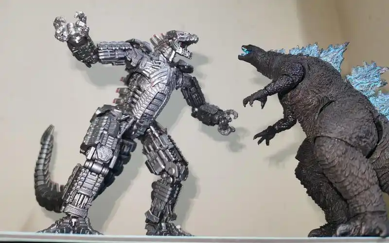monsterarts】机械哥斯拉(2021) 模型展示_哔哩哔哩_bilibili