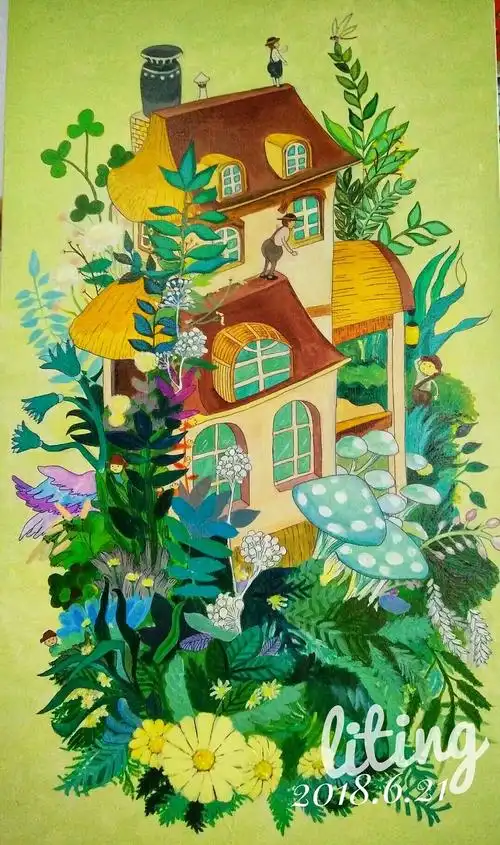 梦里的花园|插画|插画习作|松员 - 原创作品 - 站酷 (zcool)