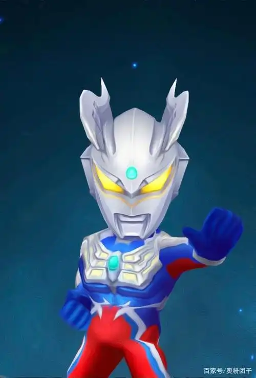 可爱的奥特曼油画版