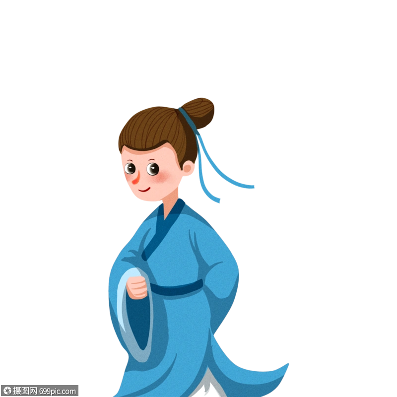 古风男人古典卡通人物