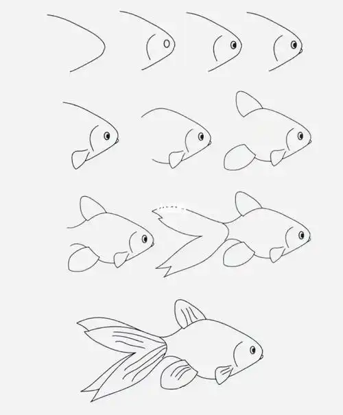 鱼简笔画