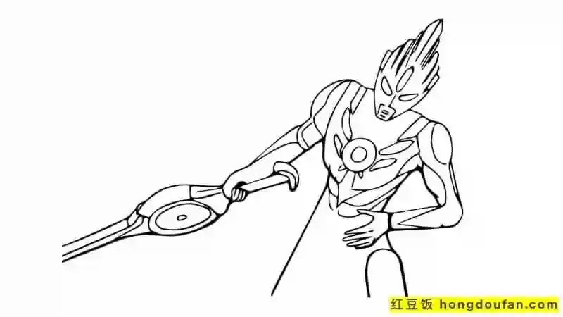 哥斯拉,填色,填色图片,填色游戏,奥特之父,奥特战士,奥特曼,奥特曼简