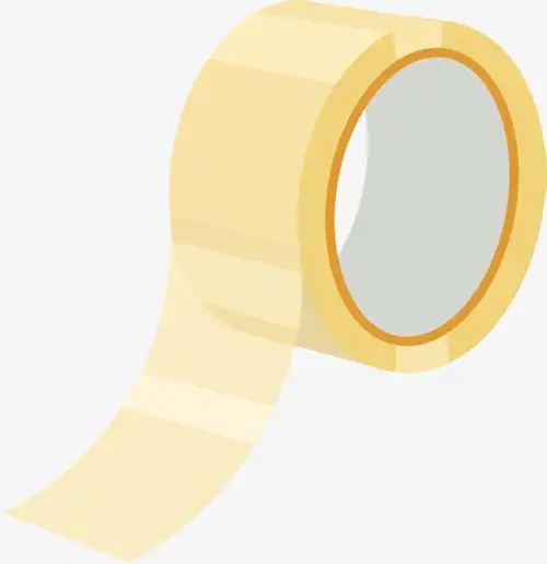 透明粘贴大卷的封箱胶带实物