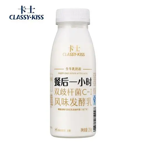 卡士酸奶餐后一小时250g 低温原味酸牛奶发酵乳