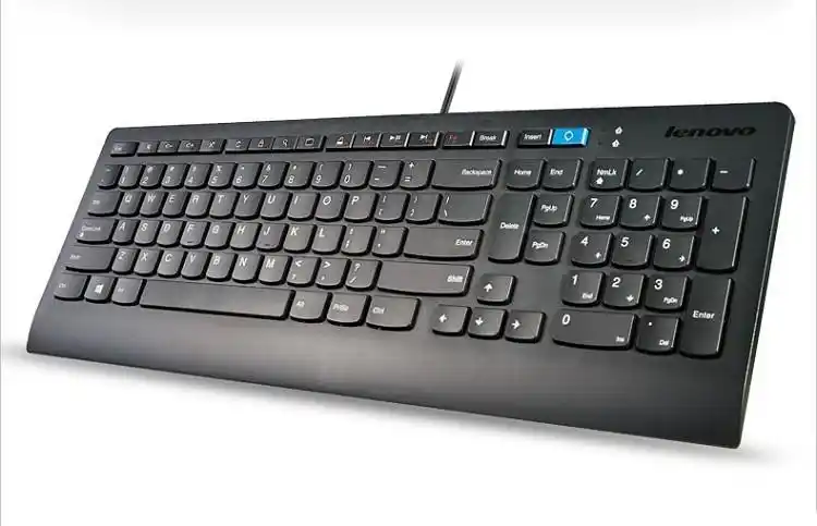 麒枫尚京选臻品2209u有线键盘usb接口笔记本电脑一体机外接巧克力办公