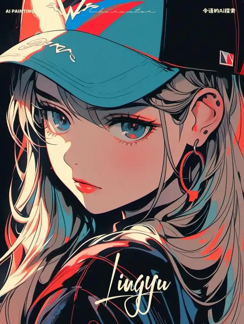 头像第⑥弹-戴鸭舌帽的女孩(附咒语)女孩子起来有男孩什么事啊 - 抖音