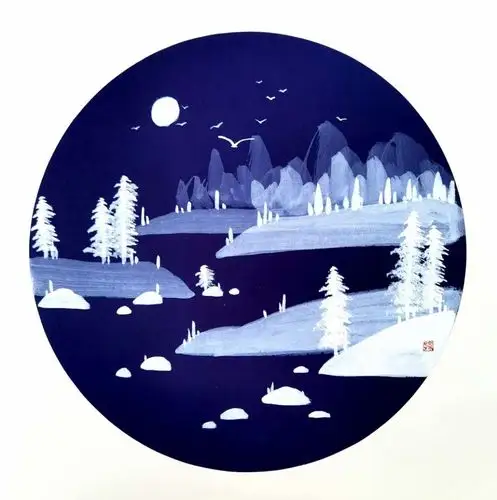 圆形卡纸绘画汇总(各位老师)