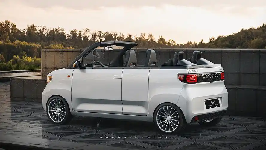 五菱宏光mini ev四座敞篷车新车预览