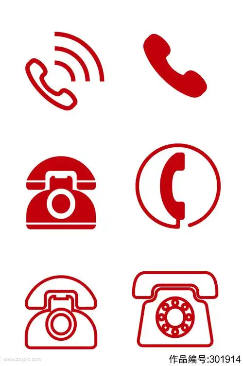 单色灰色电话图标矢量