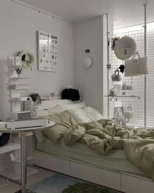 家居灵感no427一人居复古风小房间布置