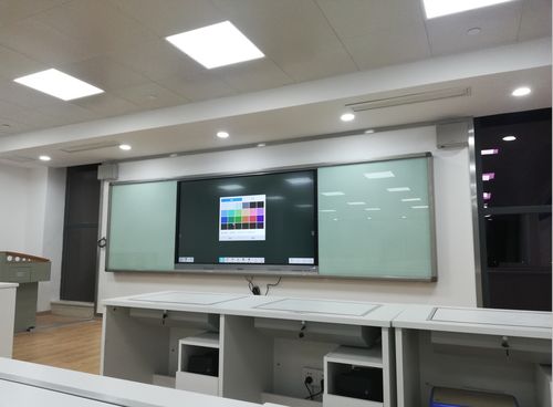 磁性钢化玻璃白板支架推拉写字楼办公室超白喷印会议白板