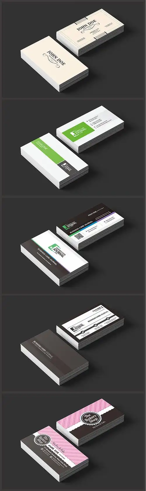 名片名片设计欣赏版式平面设计企业公司集团简洁大气黑色高档欧美