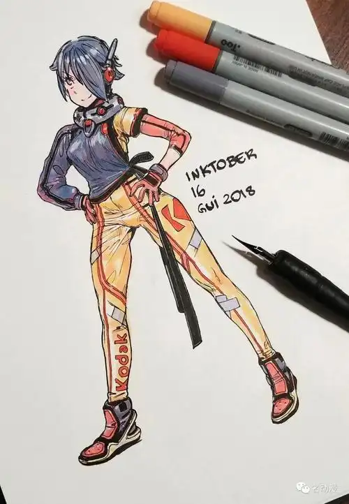 欧美插画师笔下的手绘角色设计,即使放下数位板也能继续创作!