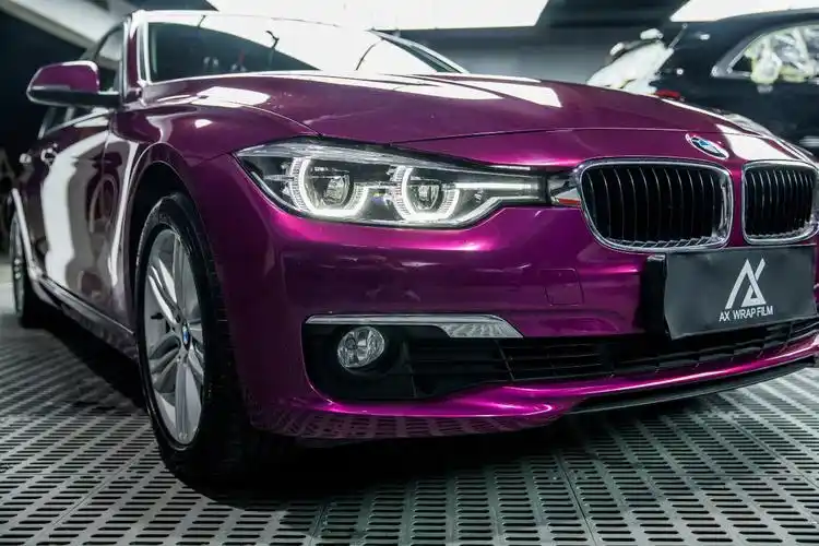 宝马3系改色浆果紫色 是甜还是咸