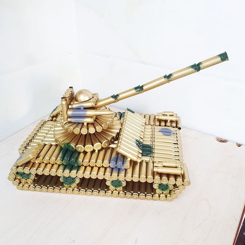 坦克造型摆件95壳焊接工艺品生日礼物品退伍纪念品收藏摆件 尺寸:35*