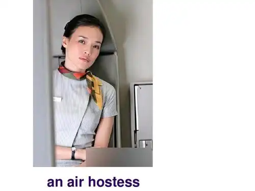 an air hostess