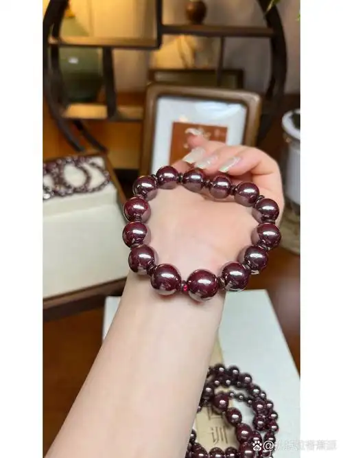 原矿朱砂手串 湘西原产 天然朱砂辰砂手链 正品原矿朱砂手串 湘西原产