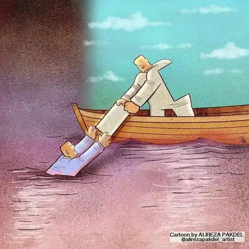 17幅描绘人性的插画,赤裸裸的现实,刺痛我们的神经__财经头条