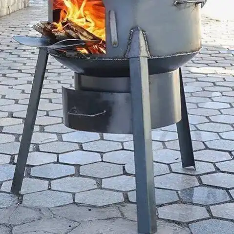 烟管加厚不锈钢烟筒烟囱炉子家用取暖暖炉柴火野餐炉具