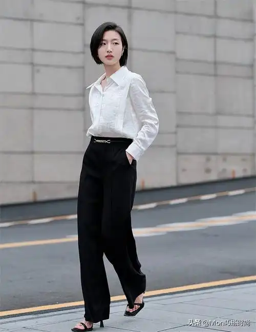 答应我,穿阔腿裤时,搭鞋子要谨记"3穿3不穿",时髦显瘦更显高