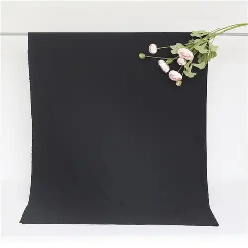 黑色吸光布摄影棚灯箱背景布摆拍吸光不反光证件照拍照直播灯黑布