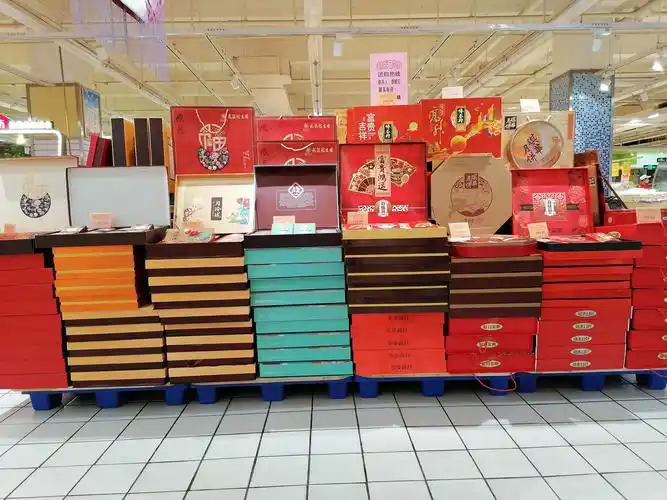 咸宁店中秋月饼堆码陈列执行美篇 - 美篇