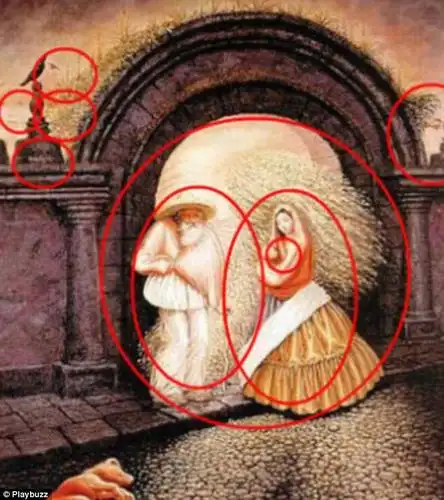 考眼力!据说仅1%的人能找到图中9张人脸