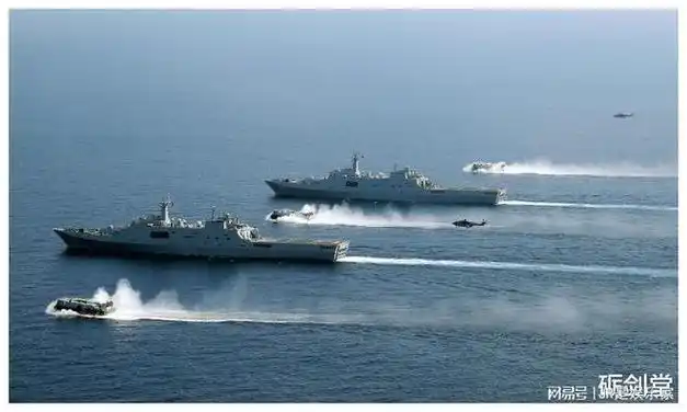 071大型登陆舰亮相仙宾礁|舰艇|海警船|中国海警|船坞登陆舰_网易订阅