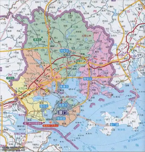 地图库 中国地图 福建 厦门 >> 厦门市地图高清版  分国地图 | 分省