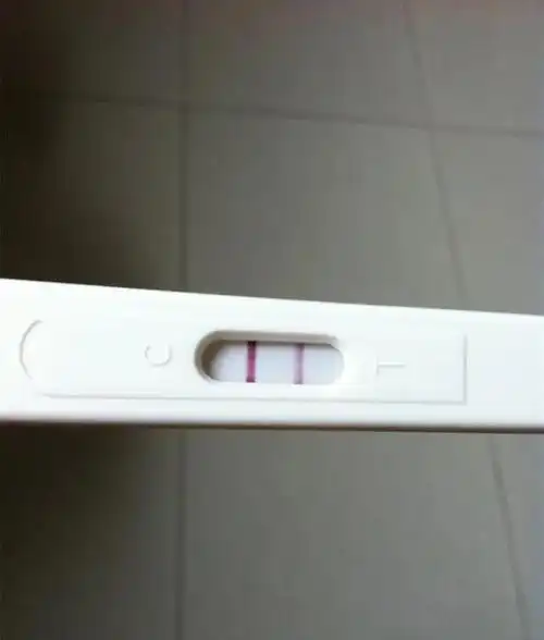 她到药店买了两只验孕棒,因为她怕一支测出的结果不够准确.