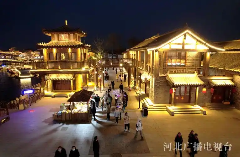 网络中国节春节河北邯郸赏璀璨夜景度新春佳节