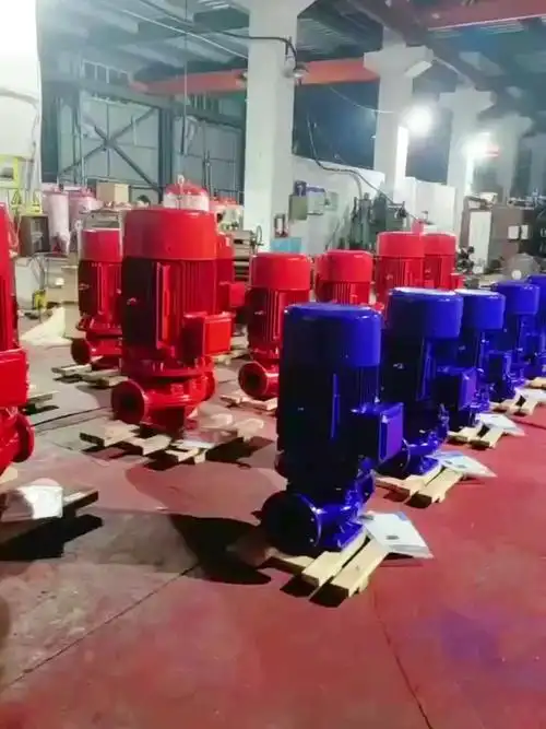 立式单极消防泵喷淋泵工地消防栓泵楼宇供水消防泵成套设备