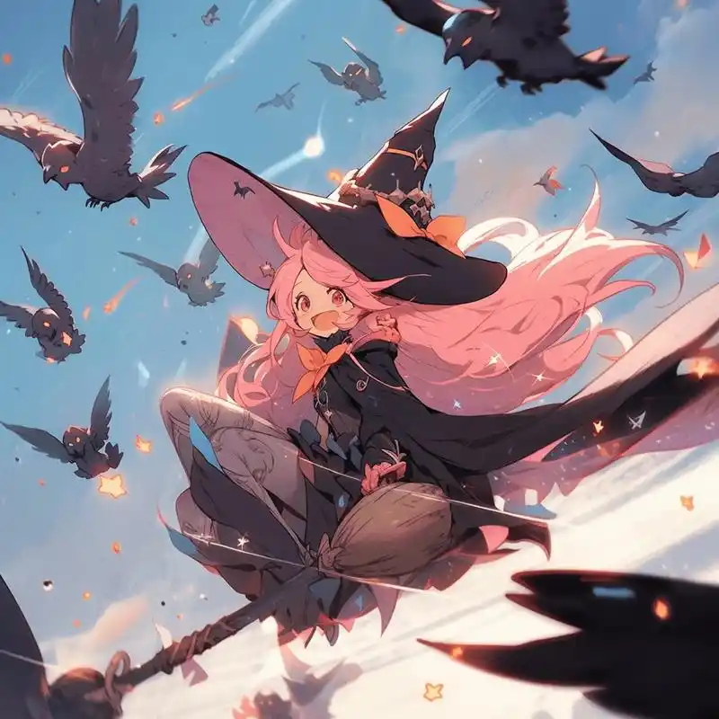 小小女巫系列头像.#二次元少女 #女生头像 #动漫头像 #治 - 抖音