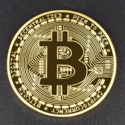 wholesale 24k gold plated bitcoin bit cryptocurrenc