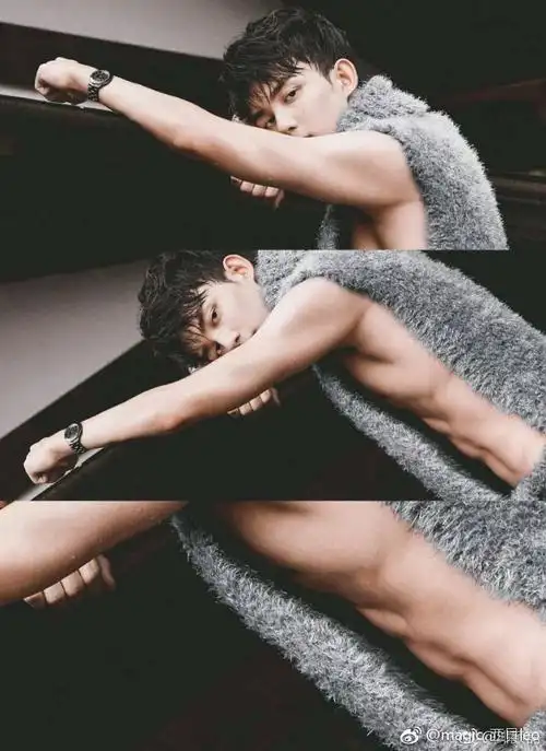 [吴磊][分享]190130 磊磊腹肌炸裂 九张图看个够