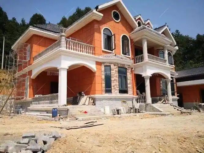 农村别墅实拍案例,这一次不看效果图看实拍,村里人都夸美的别墅_房子