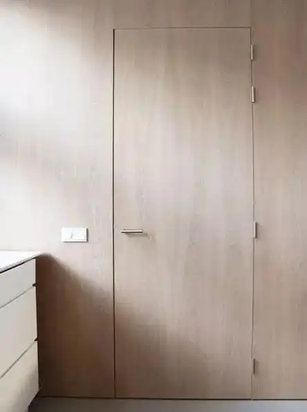 [分享]暗门3种饰面材料"石材/木饰面/壁纸"工艺