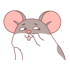 鼠你能表情包:天真无邪小可爱