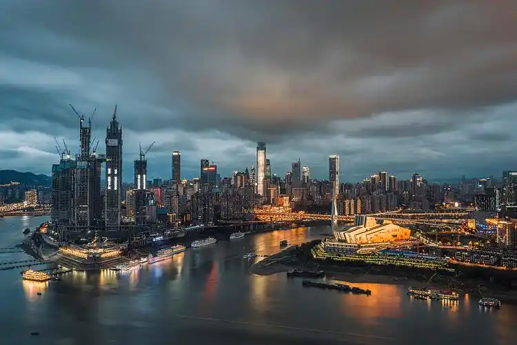 重庆朝天门夜景