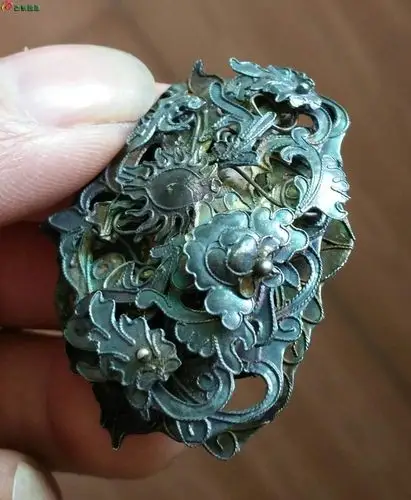 清代精美老银器